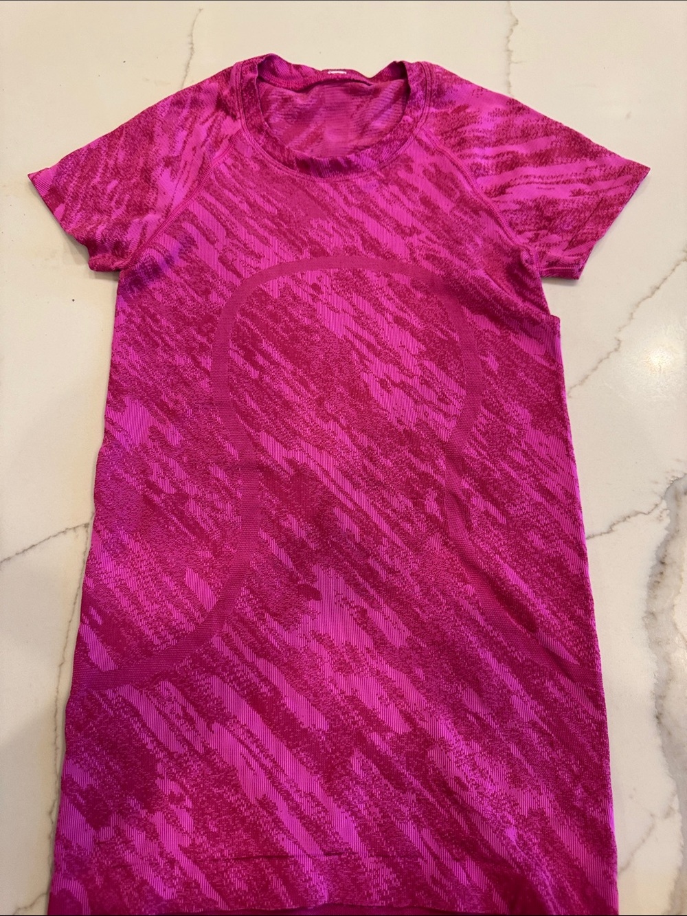 lululemon athletica women’s Short-Sleeve Active Dress - Fuchsia Pink